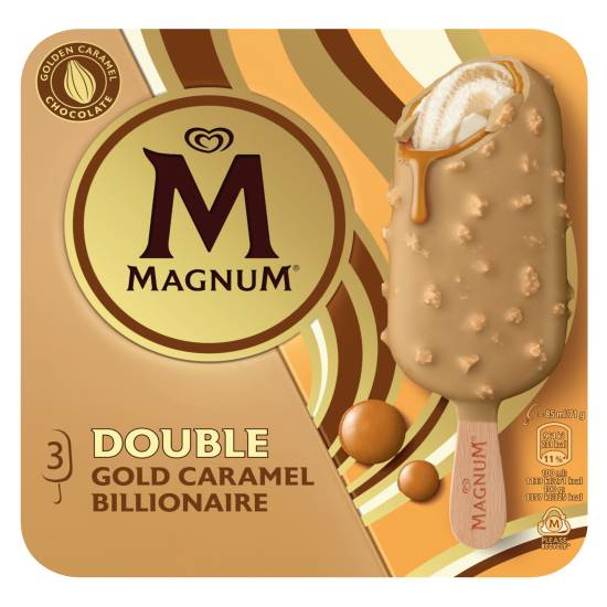 Magnum Double Gold Caramel Ice Cream (3 ct)