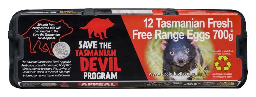 Tassie's Fresh Free Eggs (700g, 12 pack)