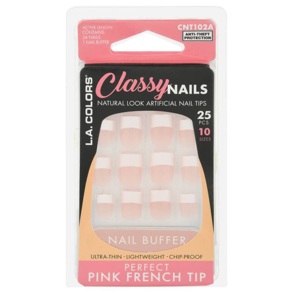 L.a. Colors Classy Nails Perfect Pink French Tips (25 ct)