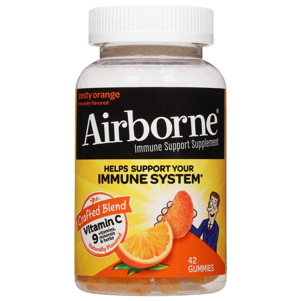 Airborne Original Zesty Orange Immune Support (42 ct)