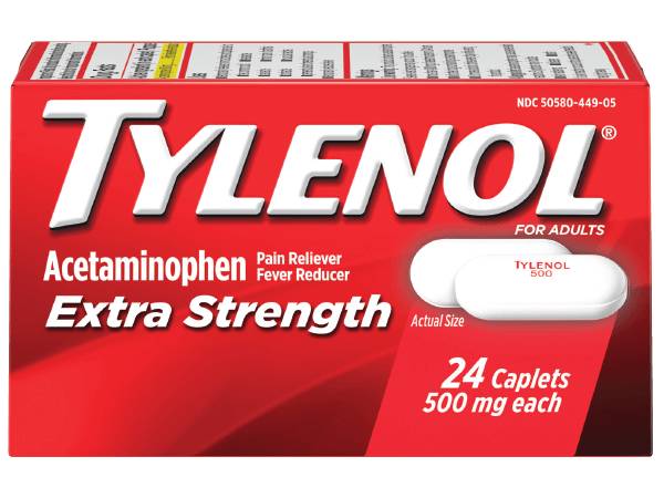 Tylenol Extra Strength Caplets 24ct
