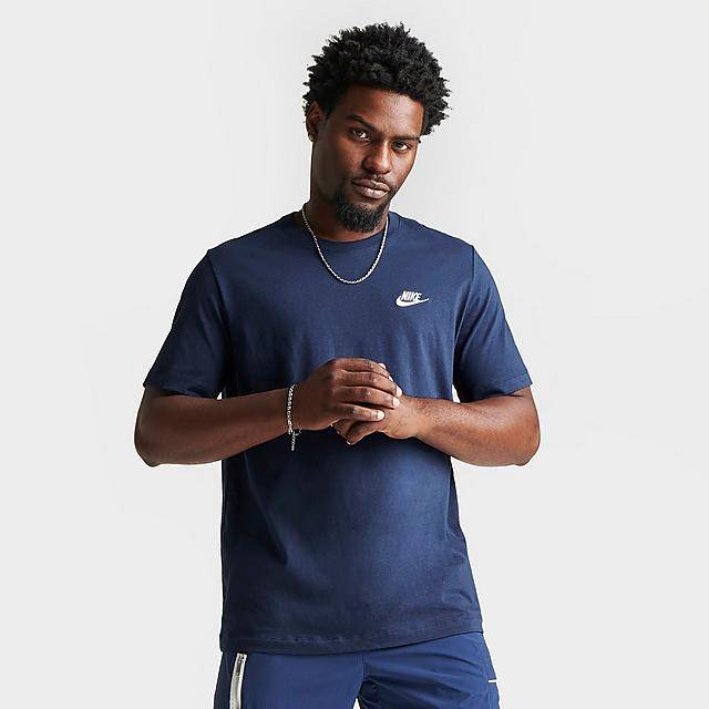 Nike Sportswear Club T-Shirt (medium/midnight navy-white)