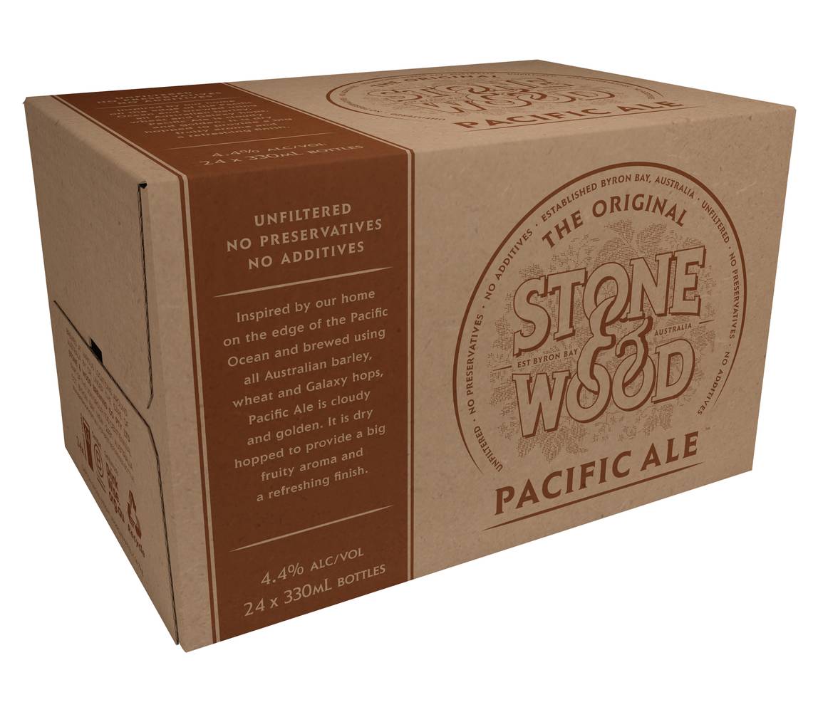 Stone & Wood Pacific Ale Bottle 330mL x Pack 24