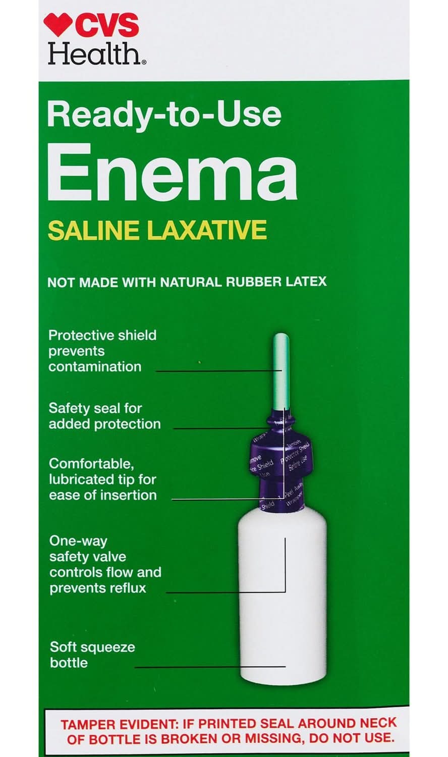 CVS Pharmacy Enema Saline Laxatives (6 x 4.5 fl oz)
