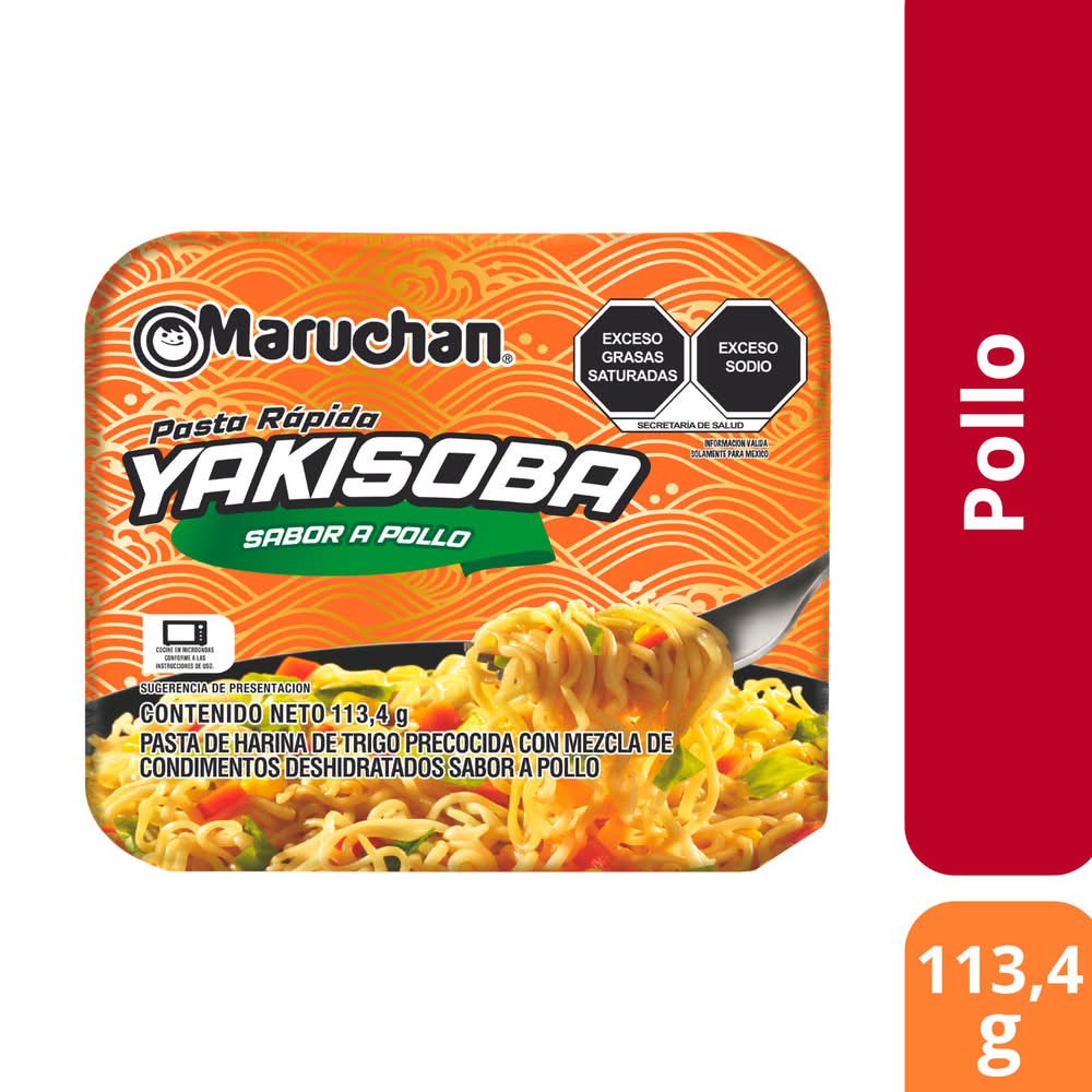 Maruchan · Yakisoba pasta rápida - Pollo (113,4 g)