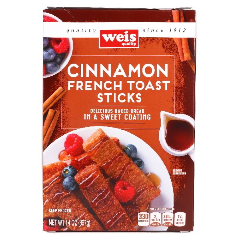 Weis Cinnamon French Toast Bread Sticks (14 oz)