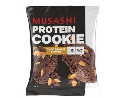 Musashi Protein Bar Cookie Choc Peanut 58g