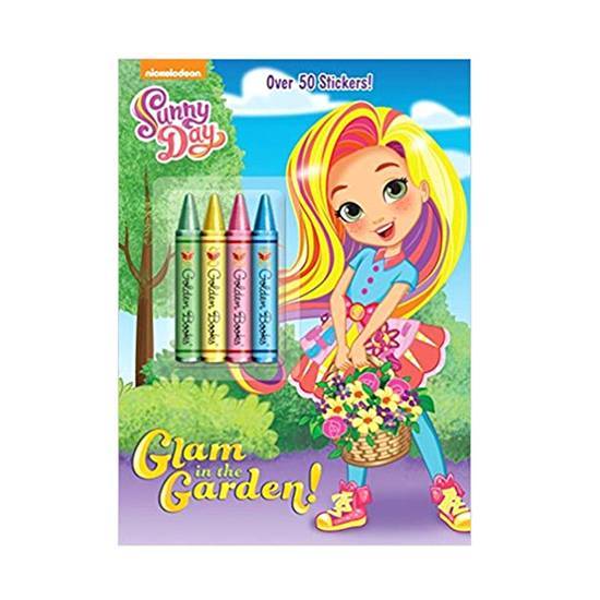 Glam in the Garden Coloring Book By Golden Books