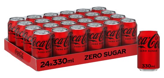 Coca-Cola Zero Sugar Soda (24 x 330ml)