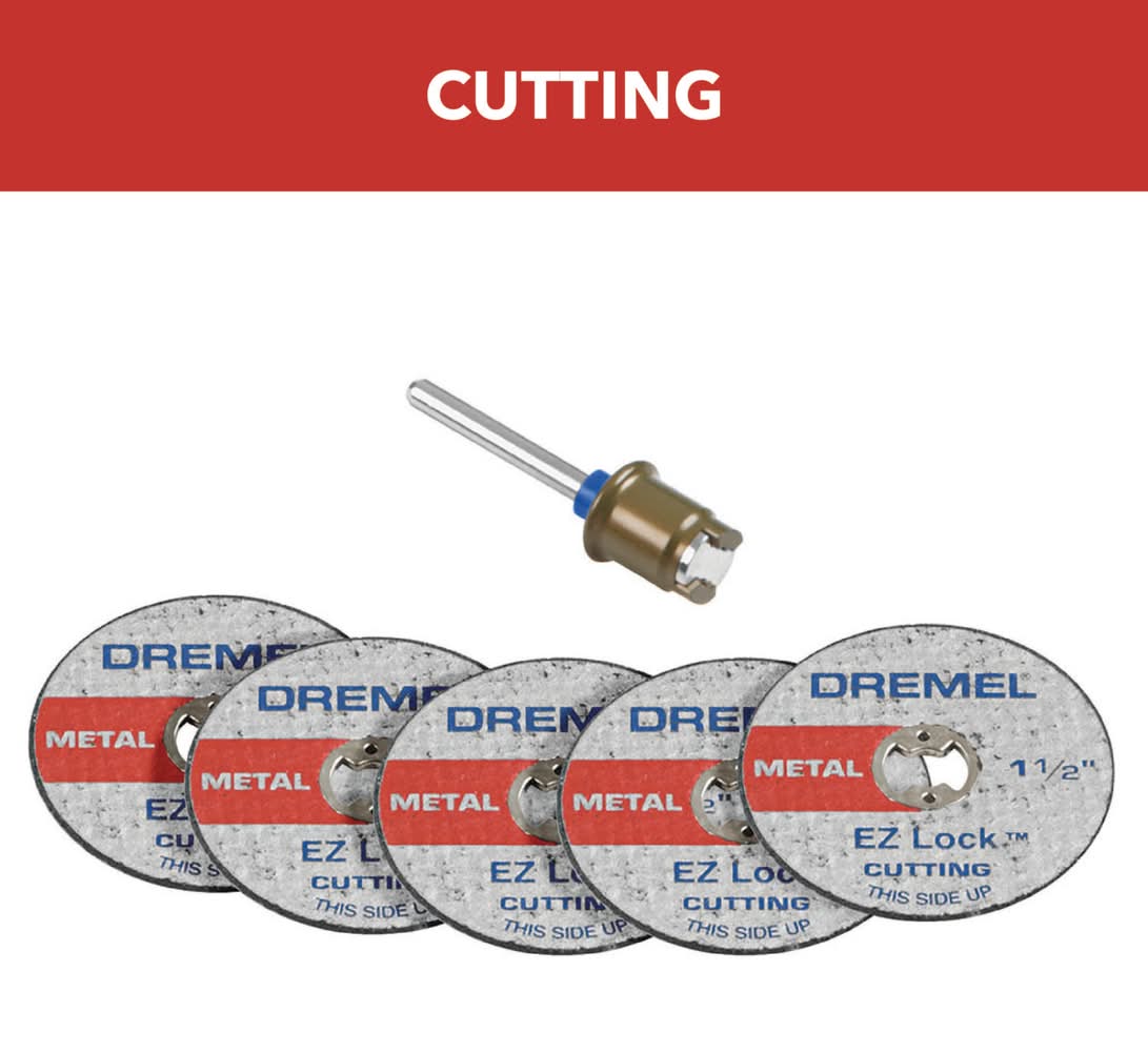 Dremel 6 -Piece Steel 1-1/2-in Cutting Wheel Accessory Set | EZ406-02