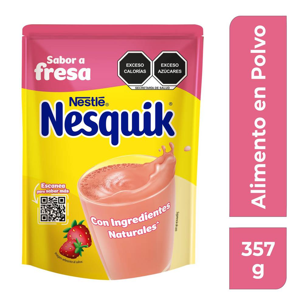 Nesquik · Leche en polvo sabor fresa (357 g)