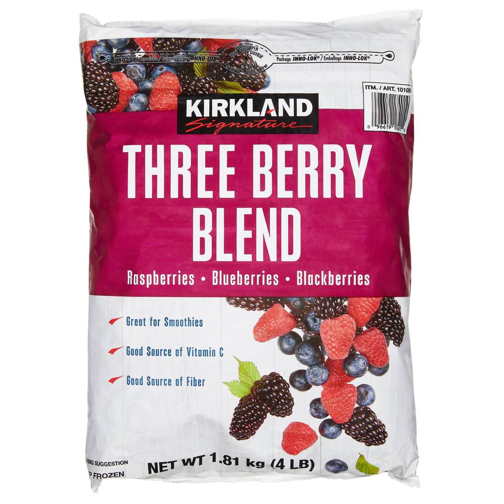 Kirkland Signature Three Berry Blend, Variety Pack, 4 lbs