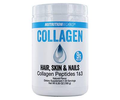Nutrition Works Collagen Peptides 1&3 Hair, Skin & Nails 9g Protein Powder