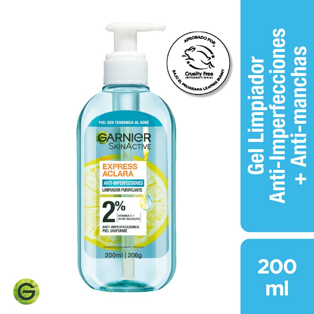 Garnier · Gel limpiador anti-imperfecciones (200 ml)