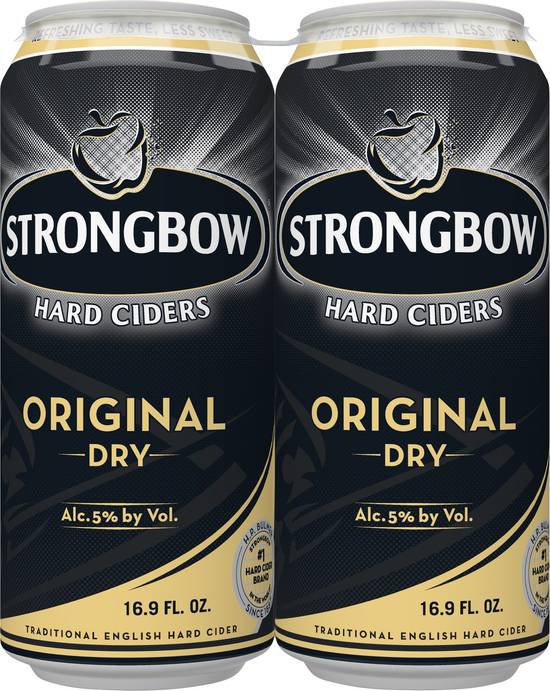 Strongbow Original Dry Hard Cider (4 ct, 16.9 fl oz)