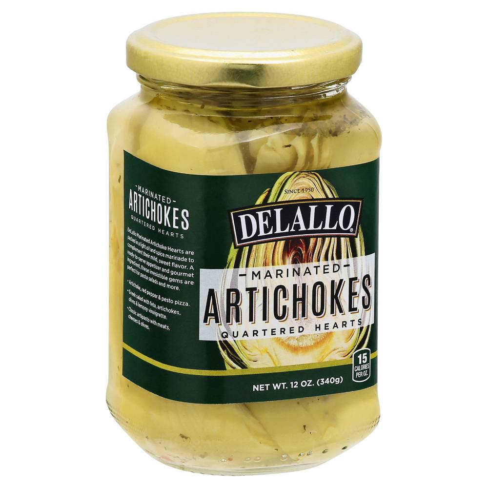 DeLallo Marinated Artichoke Quartered Hearts