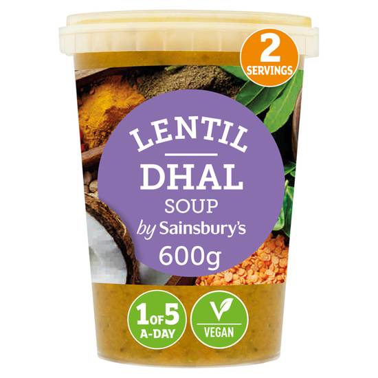 Sainsbury's Lentil Dahl Soup 600g (Serves 2)
