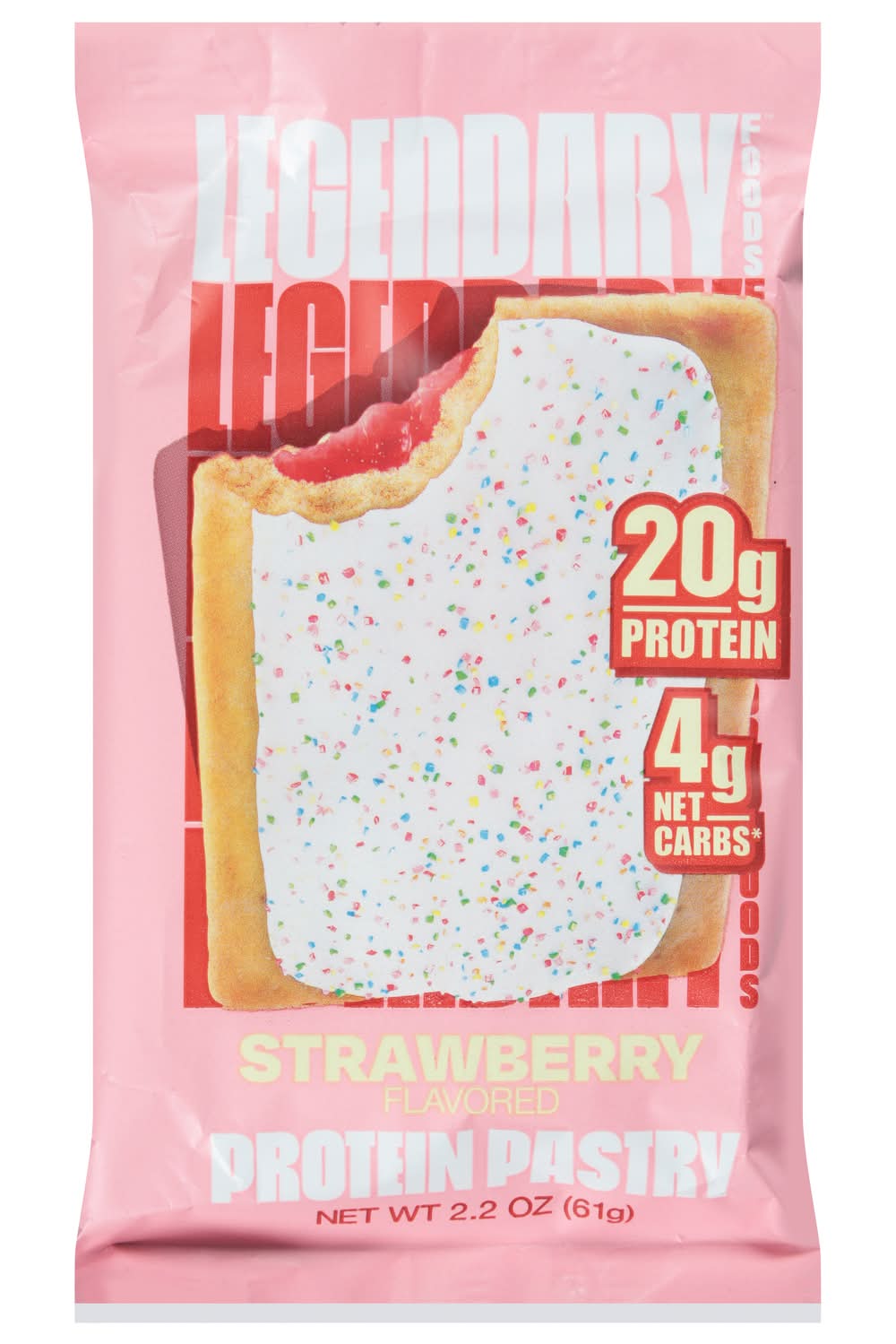 Legendary Foods Protein Pastry, Strawberry (2.2 oz)