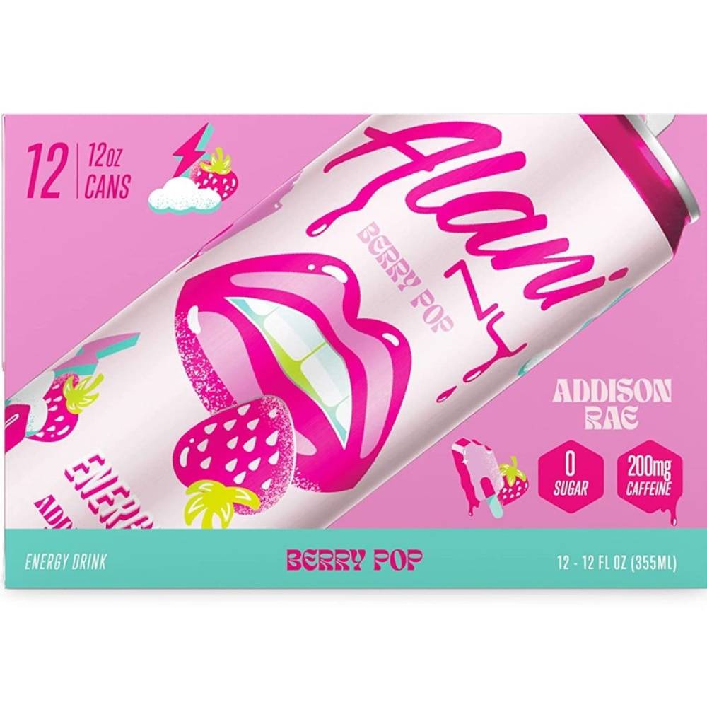 Alani Nu Juicy Energy Drink, Peach (6 x 12 fl oz)