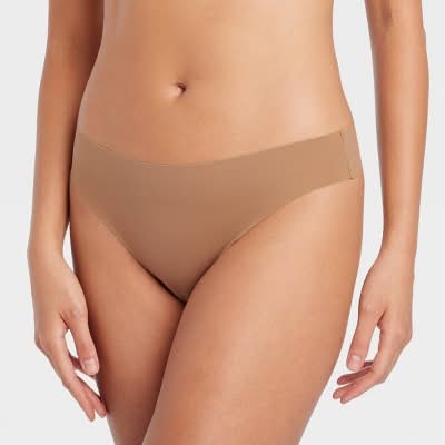 Women's Invisible Edge Thong - Auden™ Caramel XS