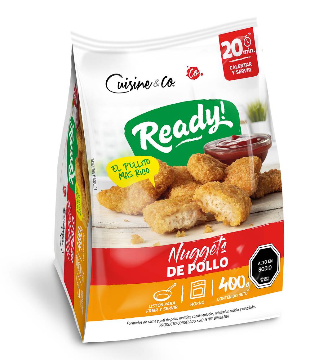 Cuisine & Co · Nuggets de pollo ready! (400 g)