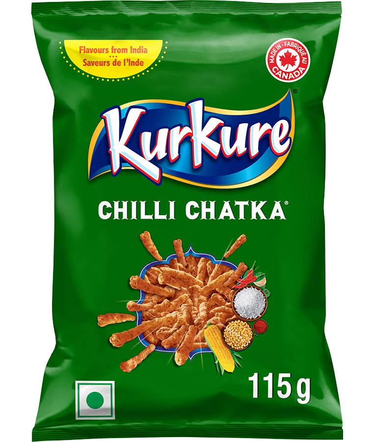 Kurkure collations (chilli chatka) - kurkure chilli chatka, chilli chatka (115 g)
