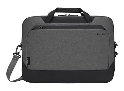 Targus Cypress Expandable Fabric Briefcase, Laptop Compatible, Gray (TBT92602GL)