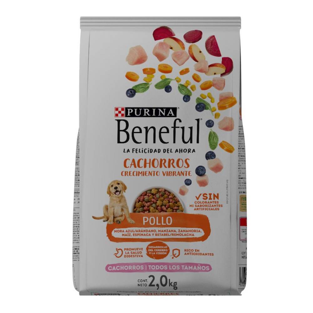 Beneful alimento para cachorros (costal 2 kg)