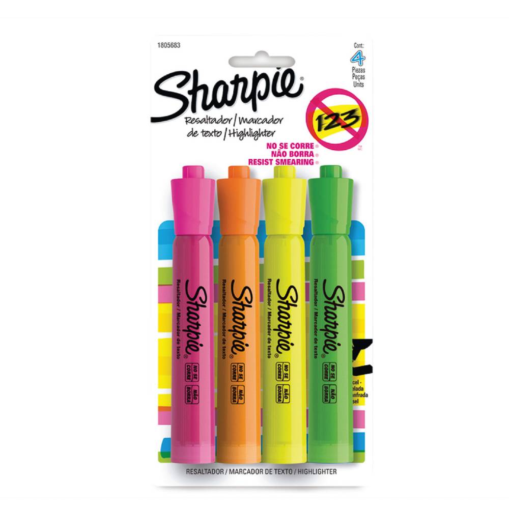 Sharpie · Destacador (4 un)