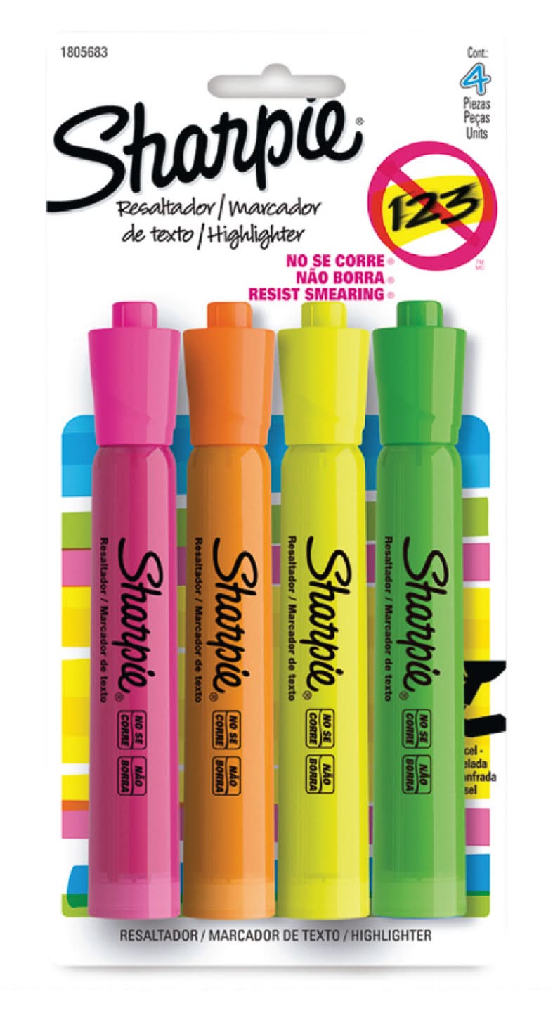 Sharpie · Destacador sharpie (4 un)