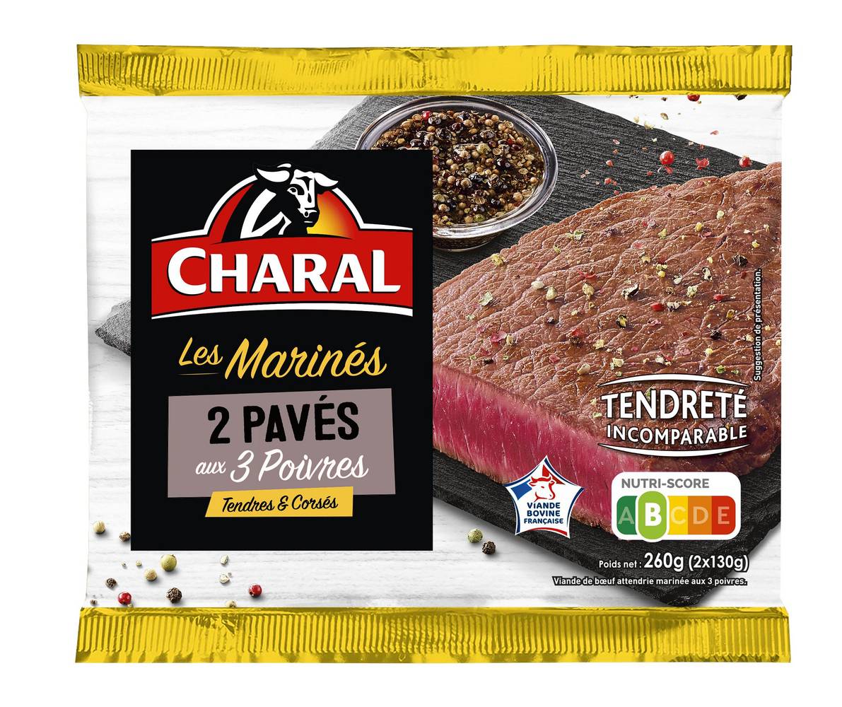 Charal - Pavés boeuf aux 3 poivres