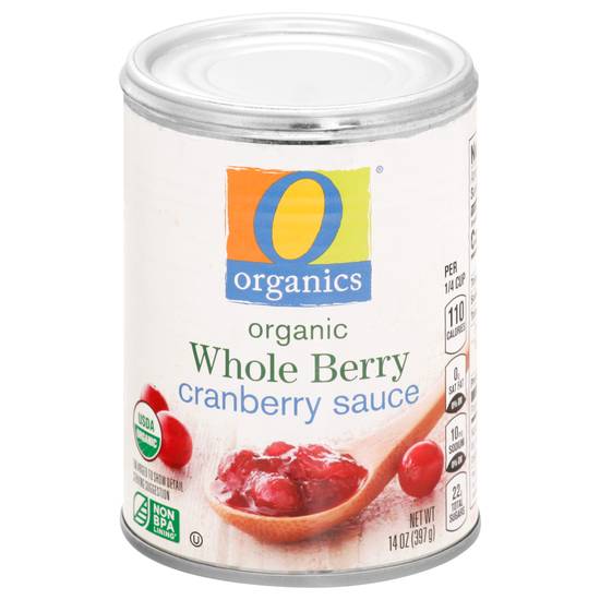 O Organics Organic Whole Berry Cranberry Sauce (14 oz)