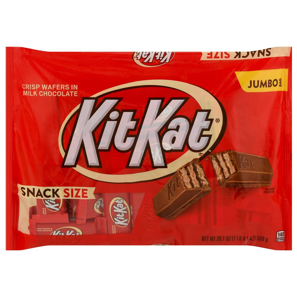 KitKat Crisp Wafers in Milk Chocolate Snack Size (1.26 lbs)