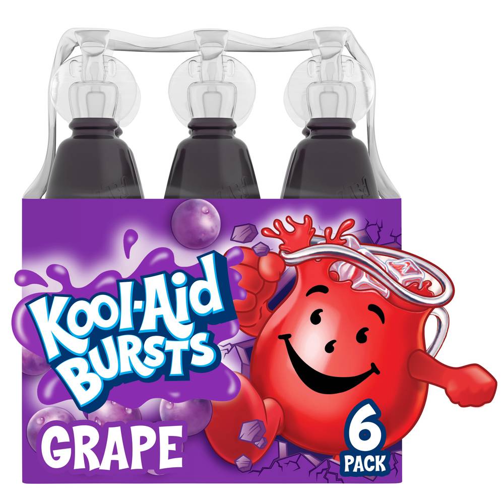 Kool-Aid Bursts Grape Soft Drink (6 x 6.75 fl oz)