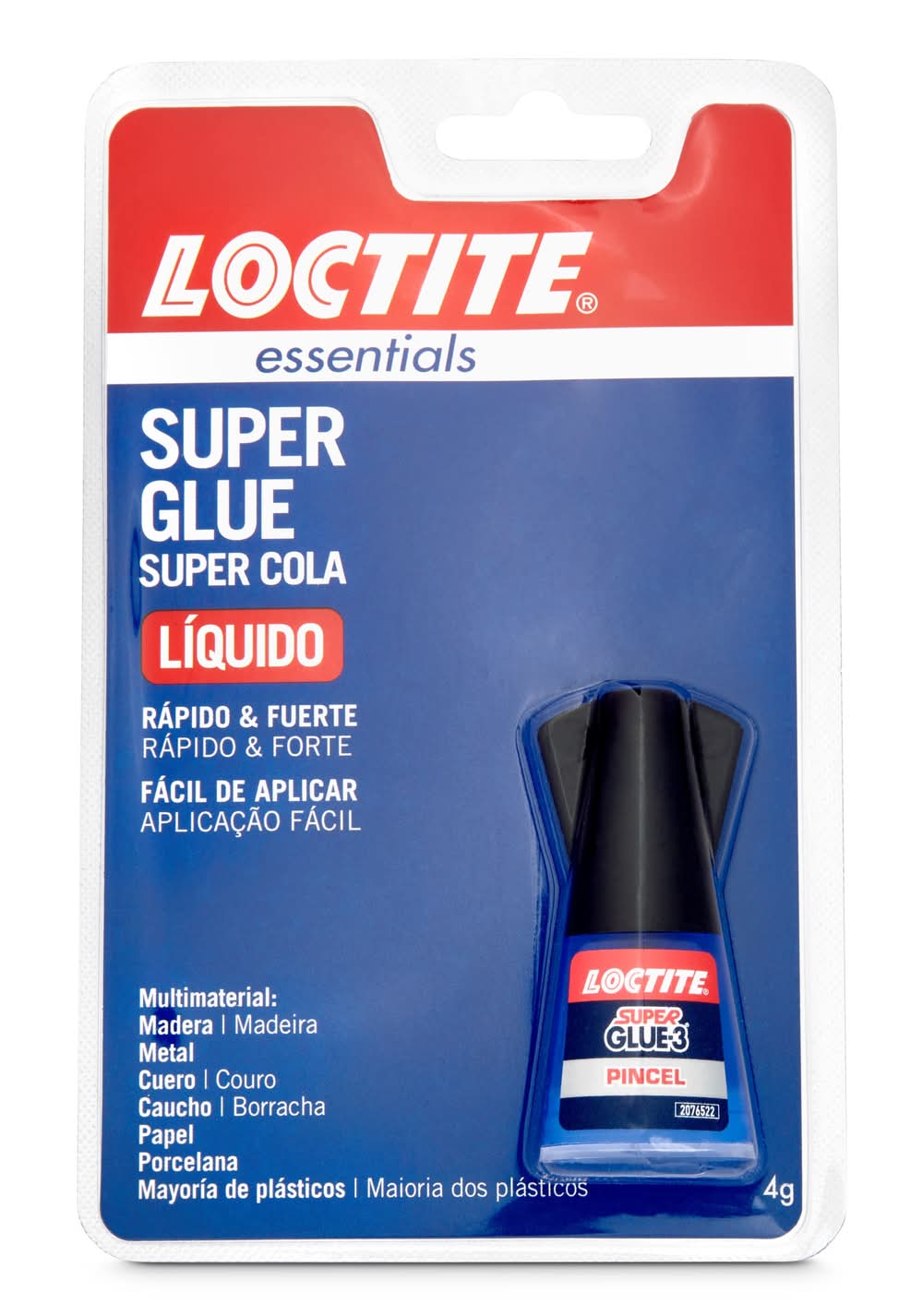 Pegamento Super Glue-3 Con Pincel Loctite Blister 1 Unidad