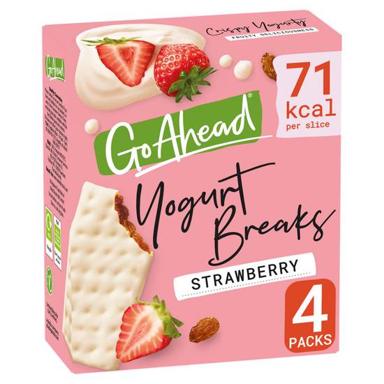 Go Ahead Yogurt Breaks Strawberry 142g