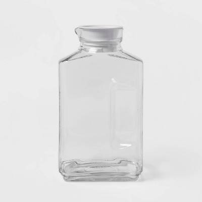 Threshold Glass Straight Side Pitcher With Lid