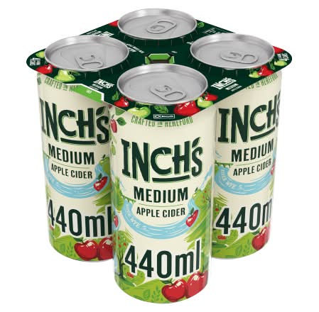 Inch's Medium Apple Cider (4 x 440ml)