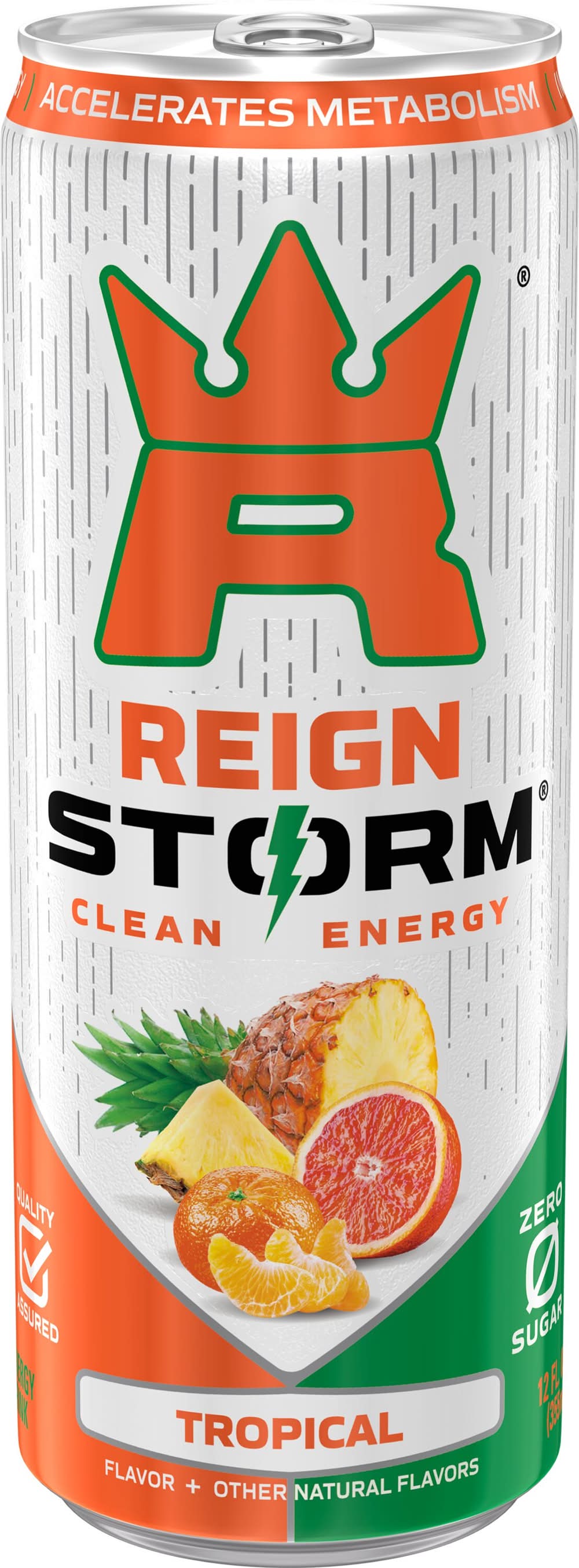 REIGN 1 - fl oz Reign Storm Tropical 12 Fl Oz Energy Drink