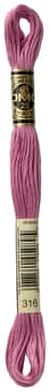 Dmc 117 6 Strand Cotton Embroidery Floss, Purple