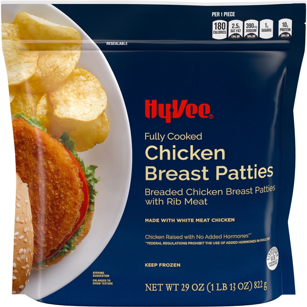 Hy-Vee Chicken Breast Patties (29 oz)