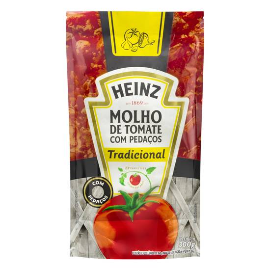 Heinz Molho de tomate com pedaços tradicional