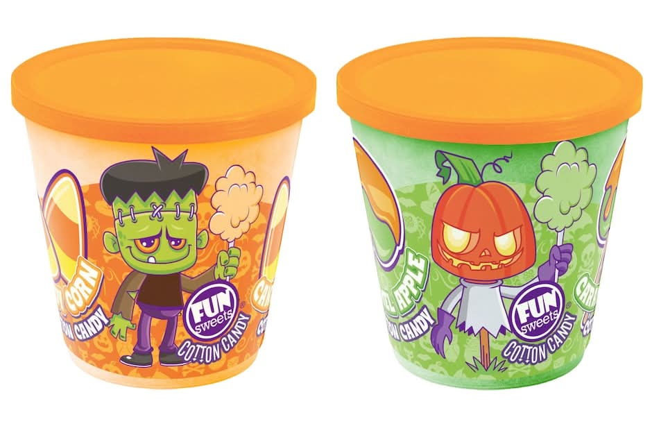 Fun Sweets Halloween-Themed Cotton Candy, Assorted (2 ct)