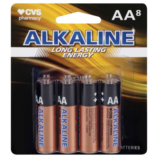 Cvs Aa Alkaline Batteries 8 (8ct)