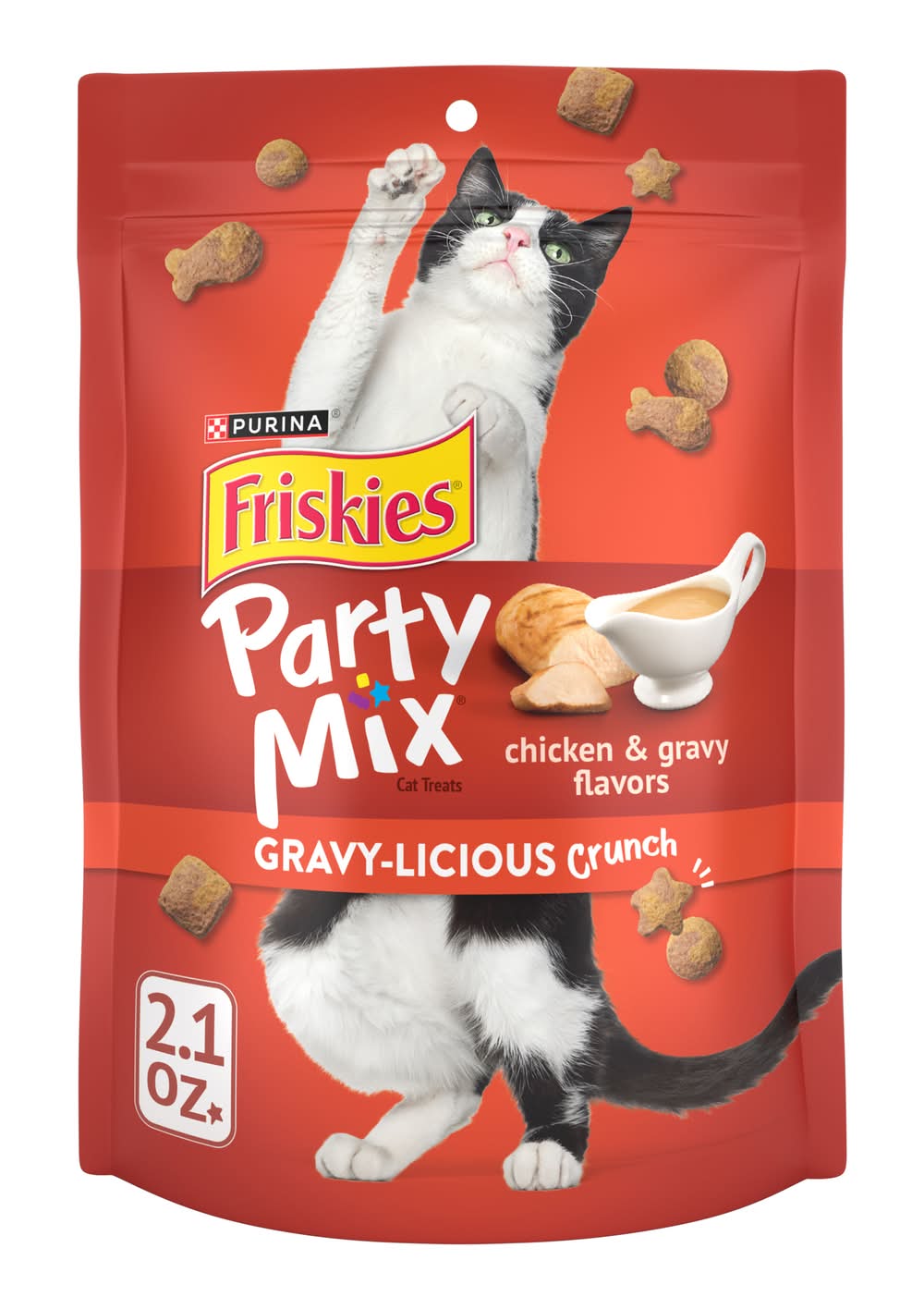 Purina Friskies Party Mix Cat Treats (2.1 oz)