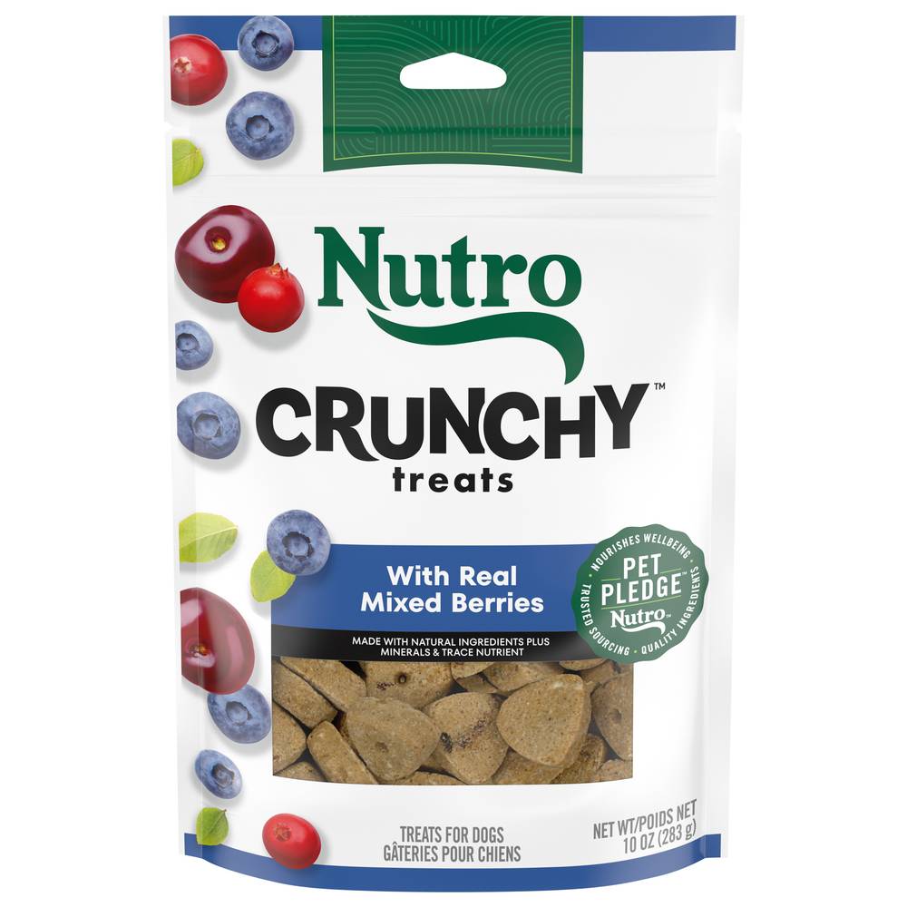 Nutro Crunchy With Real Mixed Berries Treats For Dogs (10 oz)