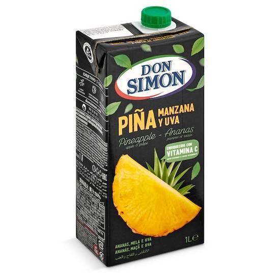 Zumo concentrado piña manzana uva Don Simón brik 1 l