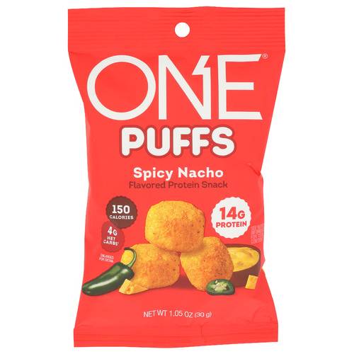 One Protein Puffs, Spicy Nacho (1.05 oz)