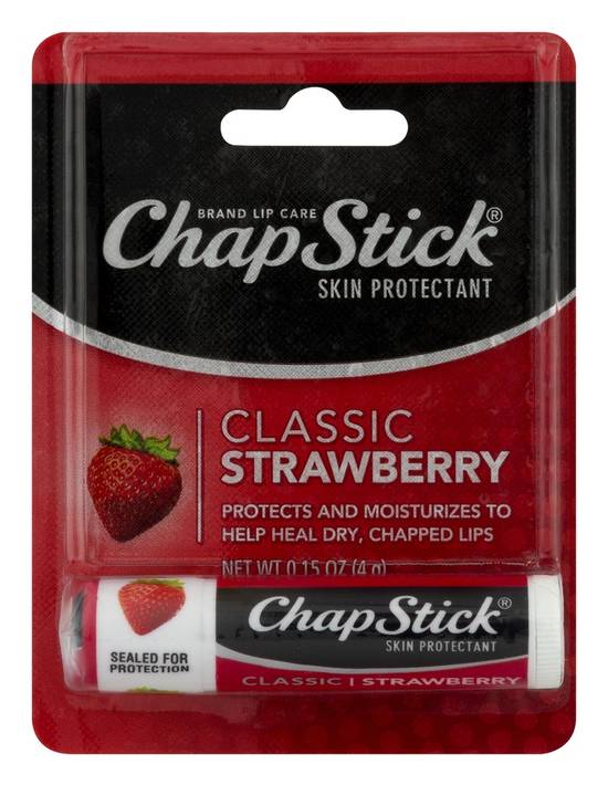 Chapstick Classic Strawberry Lip Skin Protectant