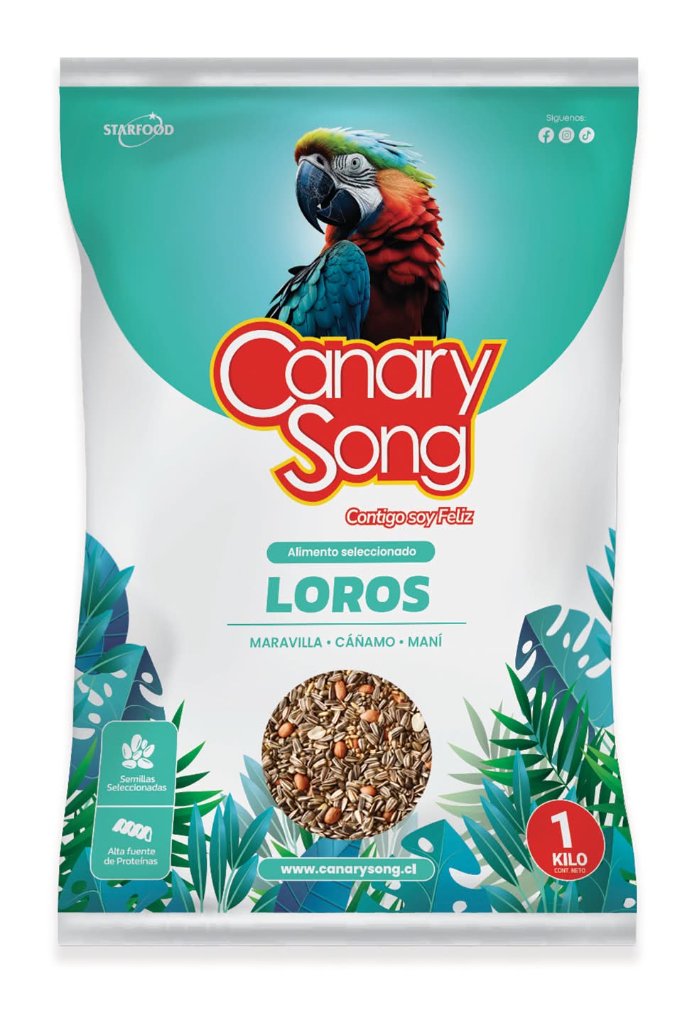 Canary Song · Alimento para loro mezcla (1 kg)